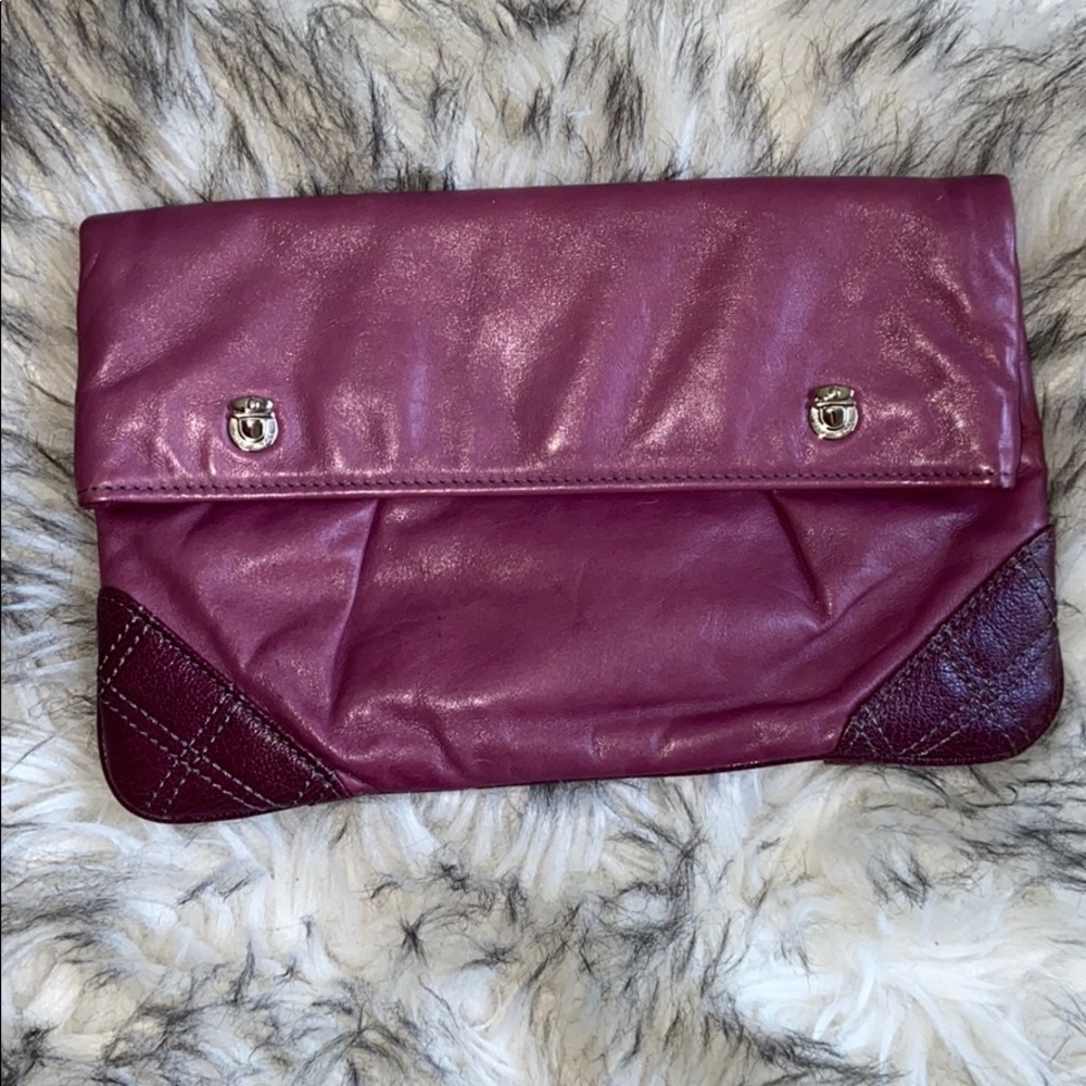 Marc Jacobs Purple fold over Clutch